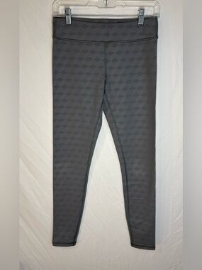 Ivivva by Lululemon Girls 14 Diamond Pattern Grey Leggings
